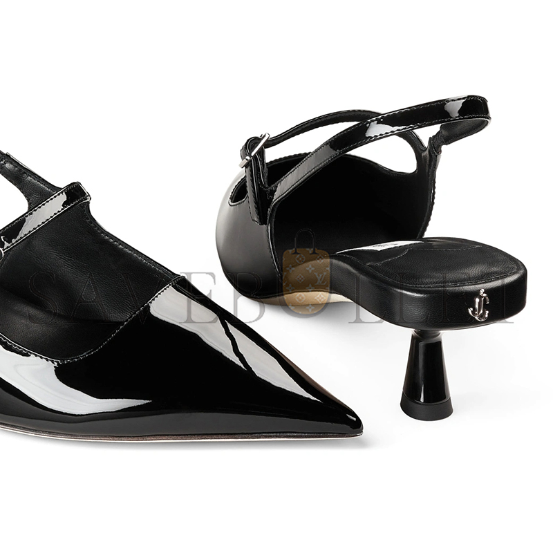 Ji*y Ch* didi 45 black patent leather pointed pumps didi45pat